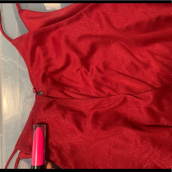 NWOT SWEET STORM Burgundy Jumpsuit - Picture 9 of 9